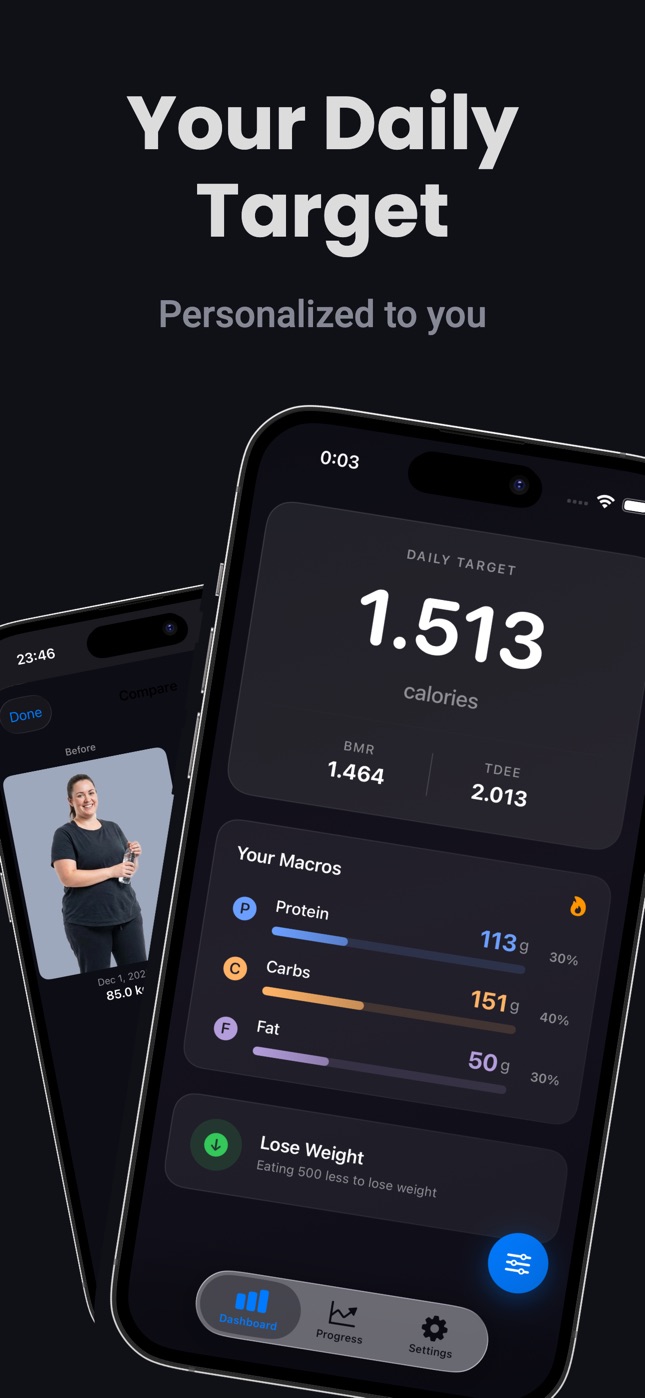 Calorie Counter sk&aelig;rmbillede 2