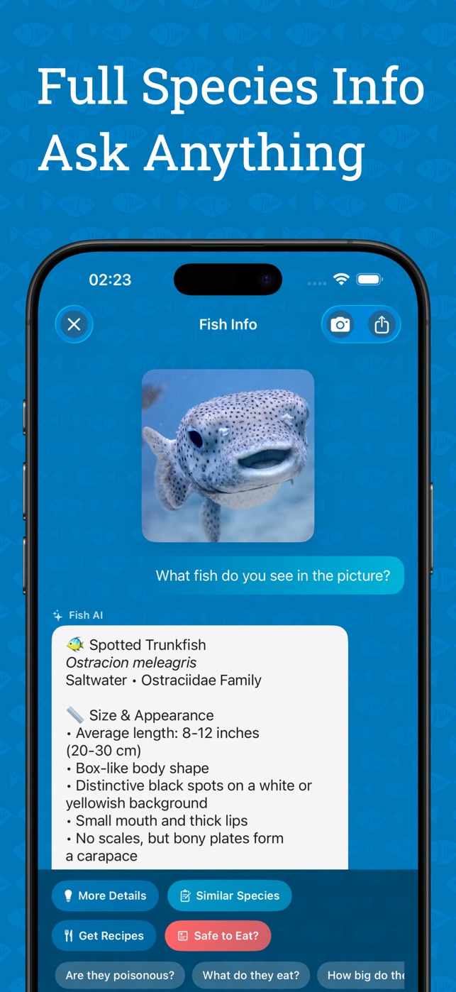 Fish ID sk&aelig;rmbillede 3