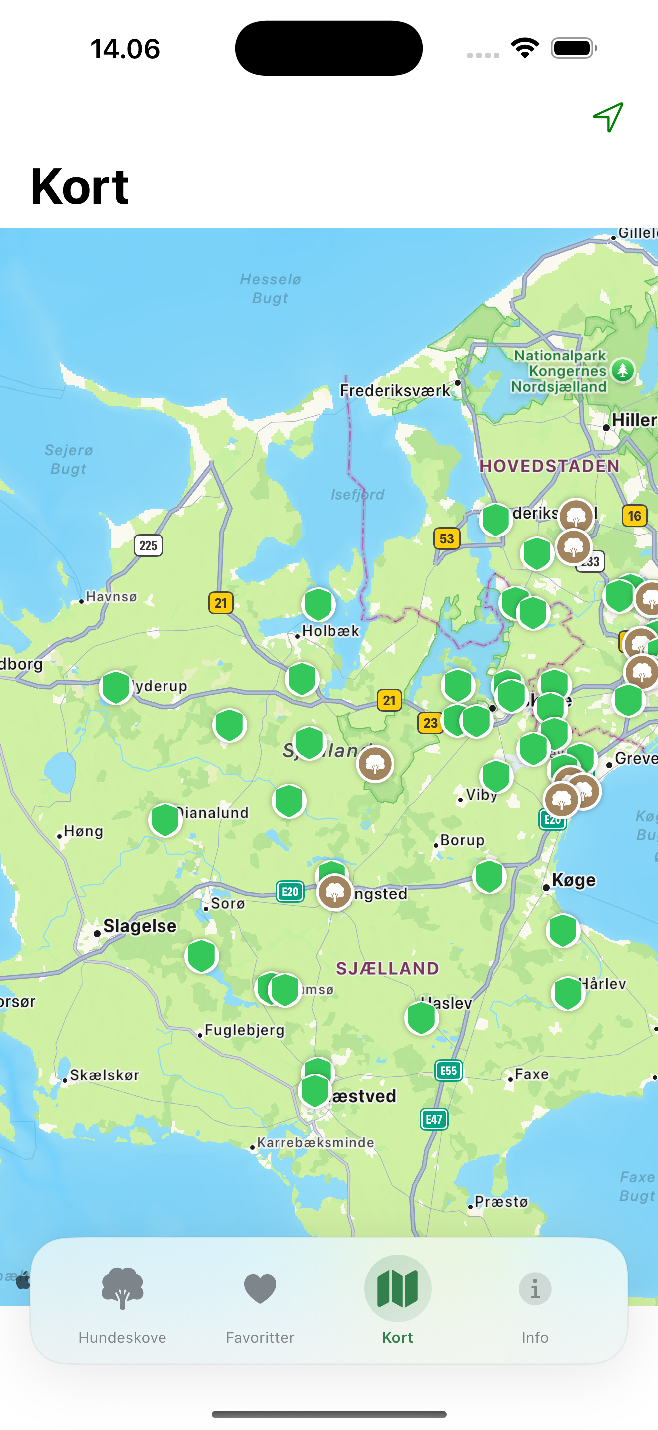 Hundeskove - hundeskove i Danmark